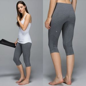 lululemon athletica Gray Cropped Leggings